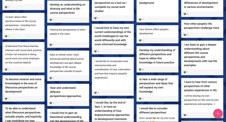 padlet instructions for students