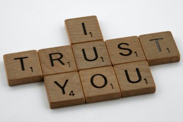 image of the text "I trust you"