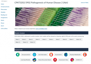 The homepage of CPAT3202