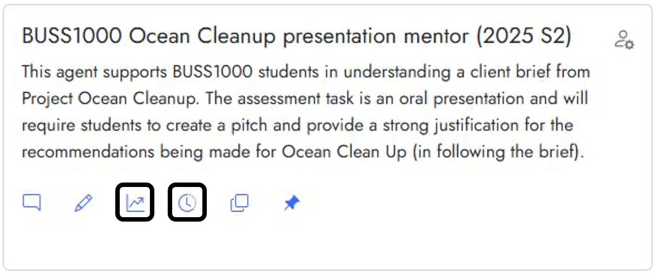 Cogniti Dashboard Icons that displays Insights and Conversation History logos